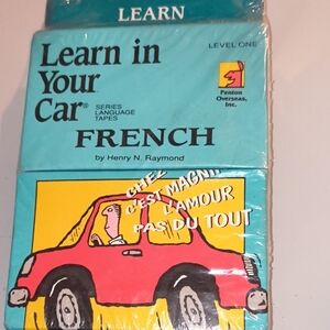 Vintage Learn in Your Car French Cassette Language Tapes